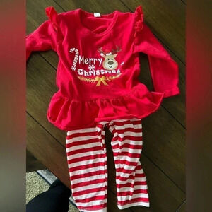 TODDLER CHRISTMAS BUNDLE : 3 outfits, Christmas themed